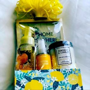 Bath and Body Works 🍋 home Fragrance gift basket